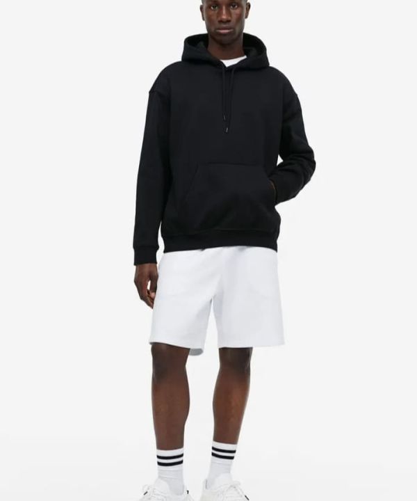 Moletom com capuz folgado