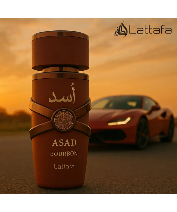 Perfume Árabe Lattafa Asad Bourbon Eau de Parfum Masculino 100ml Original