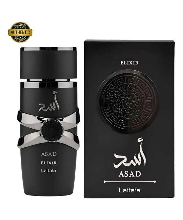 Perfume Árabe Lattafa Asad Elixir Eau de Parfum Masculino 100ml Original