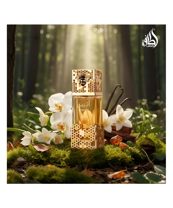 Perfume Feminino Lattafa Atheeri Eau de Parfum 100ml (Abelha) – Floral Doce Elegante