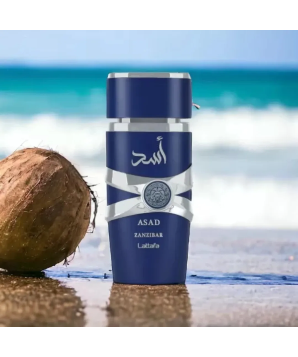 Perfume Lattafa Asad Zanzibar Limited Eau de Parfum Masculino 100ml Original