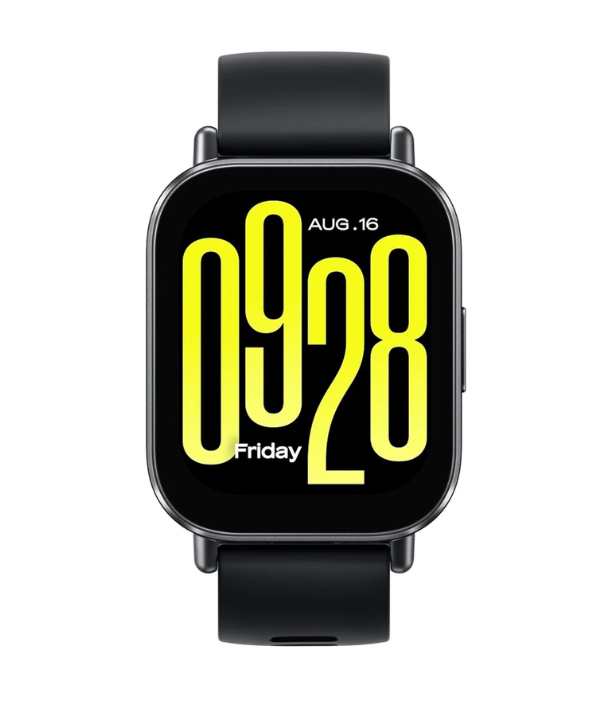 Smartwatch Xiaomi Redmi Watch 5 Active Preto – Tela Grande, Chamadas e Bluetooth